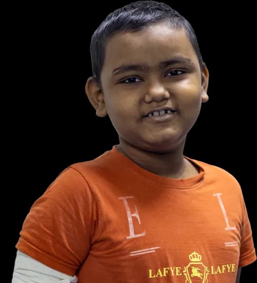Child with cancer in India